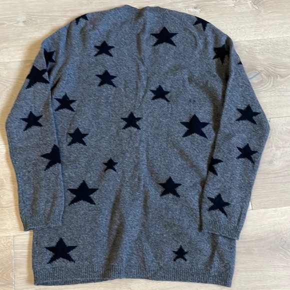 Chinti & Parker Heather Grey Star Cardigan. Size S. - Picture 5 of 6